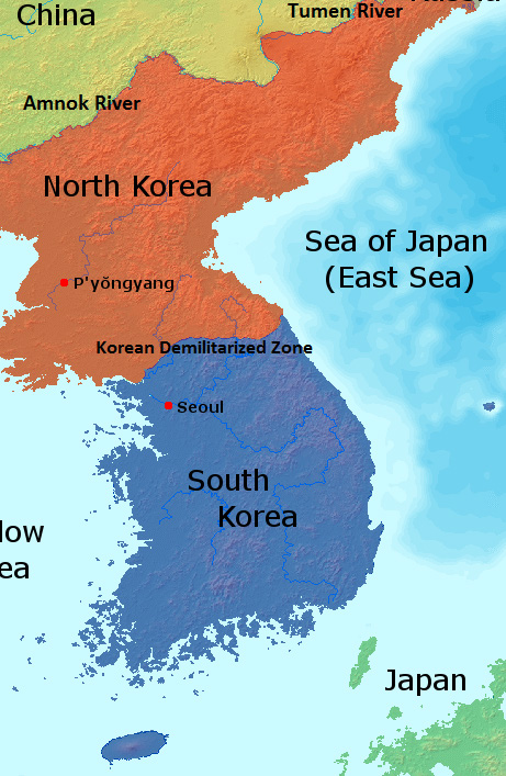 Figure 1: The Korean Peninsula 